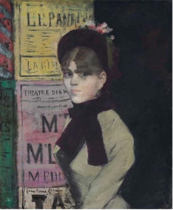 La donna con i manifesti